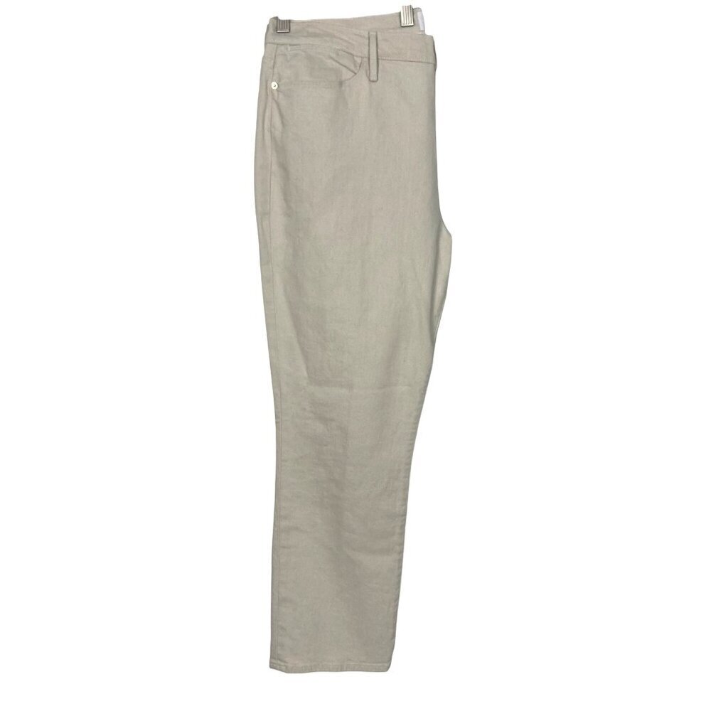 Frame Le High Straight Jeans Winter White Womens 33 High Rise Light Stretch - Picture 2 of 10